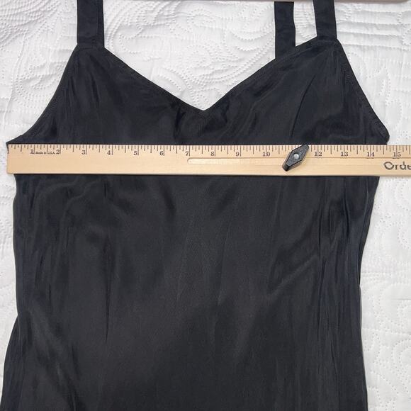 J.Crew Gwyneth Slip Dress Size 4 Black Cupro Blend V-Neck Holiday Party NEW NWT - Picture 7 of 13